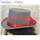 Chapeau Haut de forme Amazone Romy  (feutre)