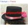 Chapeau Haut de forme Amazone Romy  (feutre)