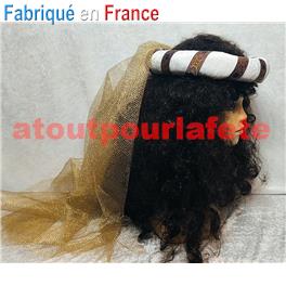 Coiffe médiévale, Moyen Age, Tambourin (coiffe Moyen-age) Coiffe médiévale, Moyen Age, Tambourin (coiffe Moyen-age)