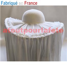 Dame Blanche (Capeline en voile)