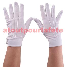 Lot de 48 paire de Gants court blanc 1er prix