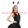 Set deguisement Bunny Girl - Noir et blanc 