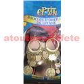 Boucles d'Oreilles pour deguisement de Gitane, Tzigane