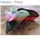 Chapeau Tricorne Pompadour adulte en paille