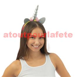 Serre-tête licorne - argent, multicolore Serre-tête licorne - argent, multicolore