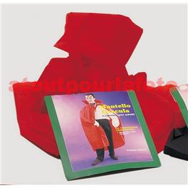 Cape rouge en polyester 1,46m Cape rouge en polyester 1,46m