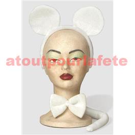 Set de Souris Blanche (3pièces)