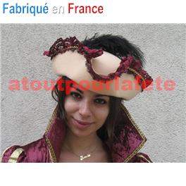 Tricorne Dentelle à plume