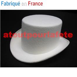 Haut de Forme "Cylindre" Couleur adulte T57/T59 sans ruban Haut de Forme "Cylindre" Couleur adulte T57/T59 sans ruban