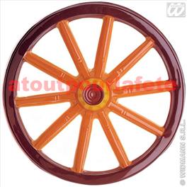 Décoration Far West "Roue de Chariot" 50 X 50cm Décoration Far West "Roue de Chariot" 50 X 50cm