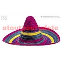 Sombrero Méxicain, chapeau en paille 